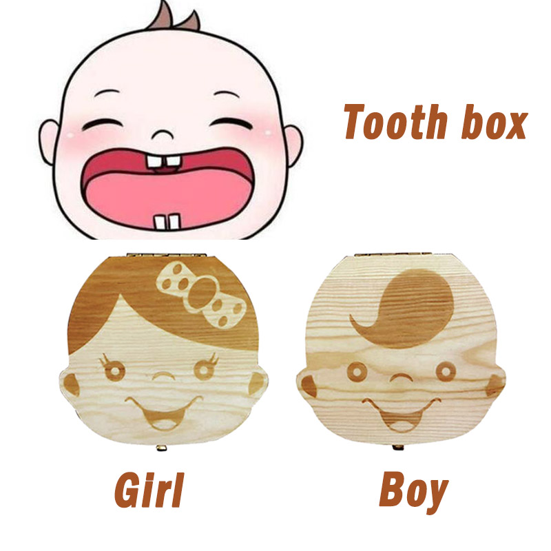 Baby Keepsake Box - vvocciGerman Wooden Kids Milk Teeth Organizer