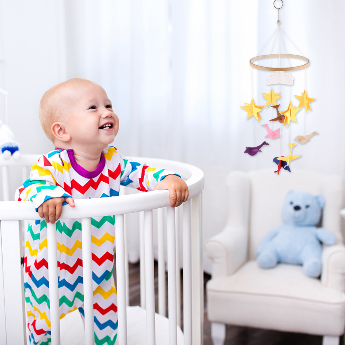 1Pcs Baby Crib Hanging Decorat - Baby Nursery Hanging Decor recension och pris