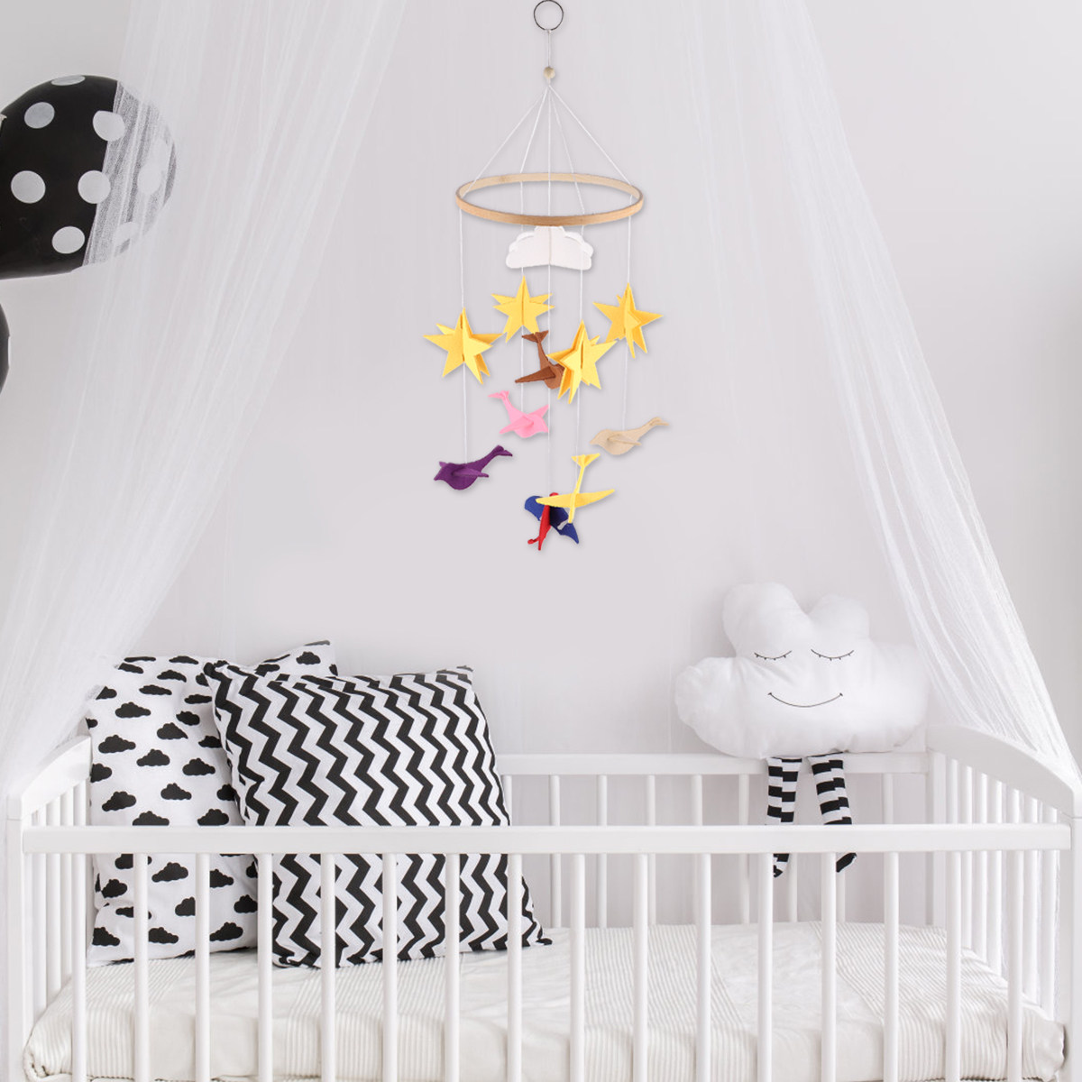 1Pcs Baby Crib Hanging Decorat - Baby Nursery Hanging Decor recension och pris