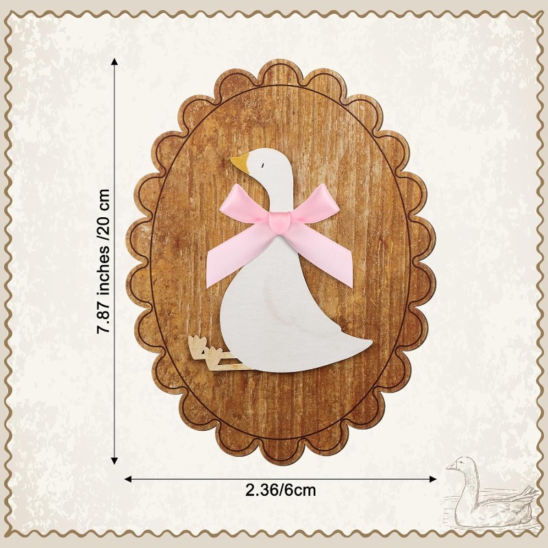 Whimsical Vintage Wooden Goose - Baby Nursery Vintage Decor recension och pris