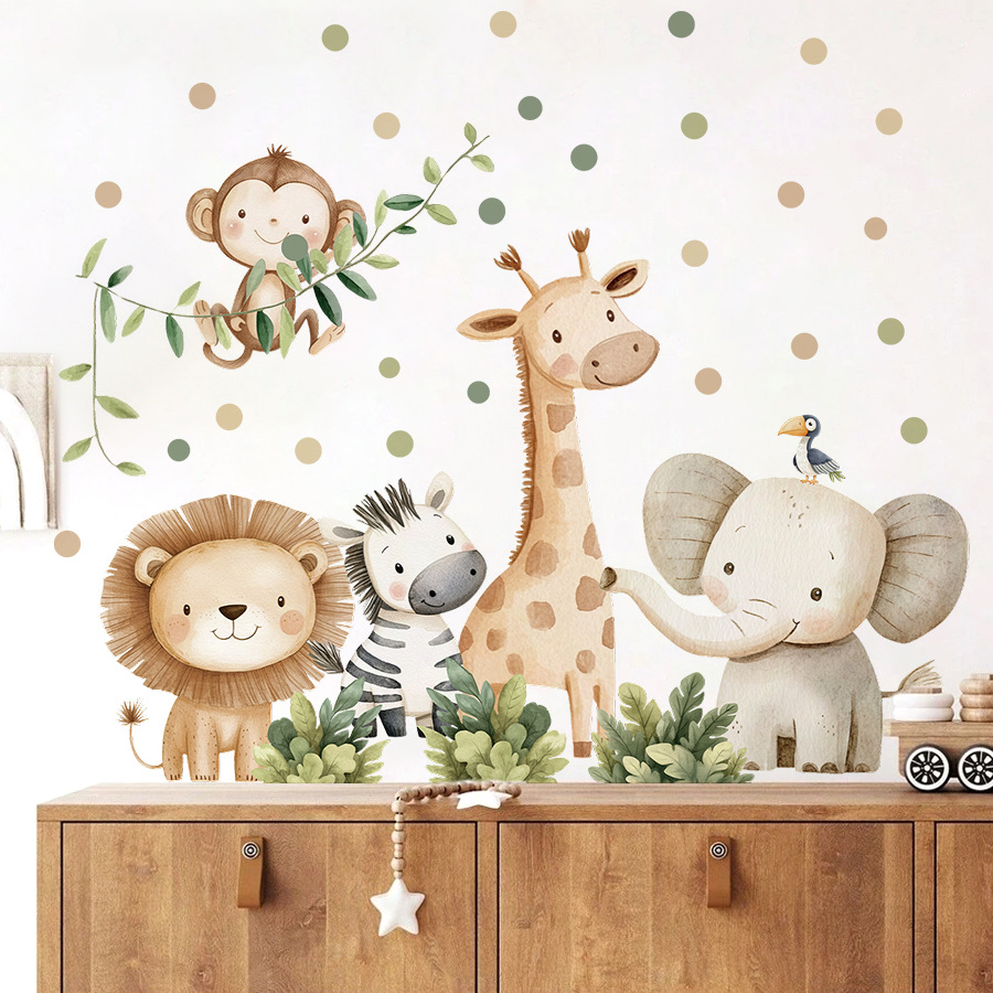 Boho Forest Animals Wall Stick - Baby Nursery Design recension och pris