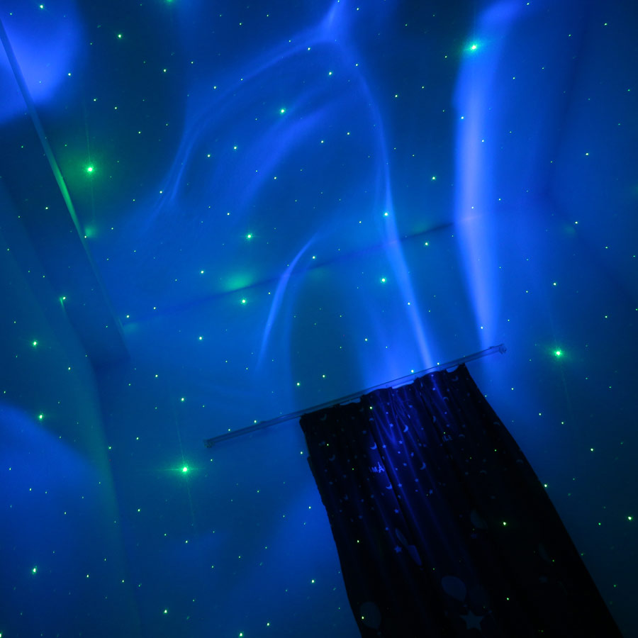 ESHINY RGB LED Rechargeable Ba - Night Light Projector Stars recension och pris