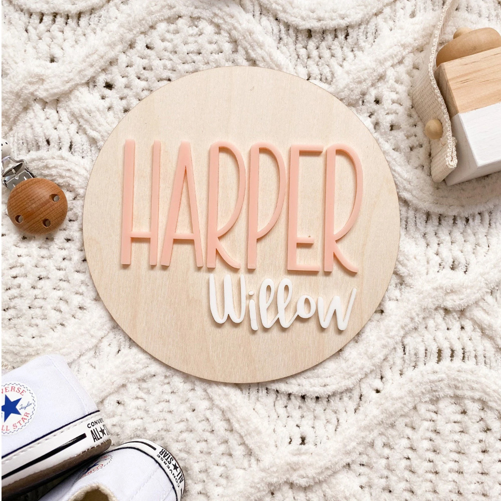 Personalised Birth Announcemen - Baby Nursery recension och pris