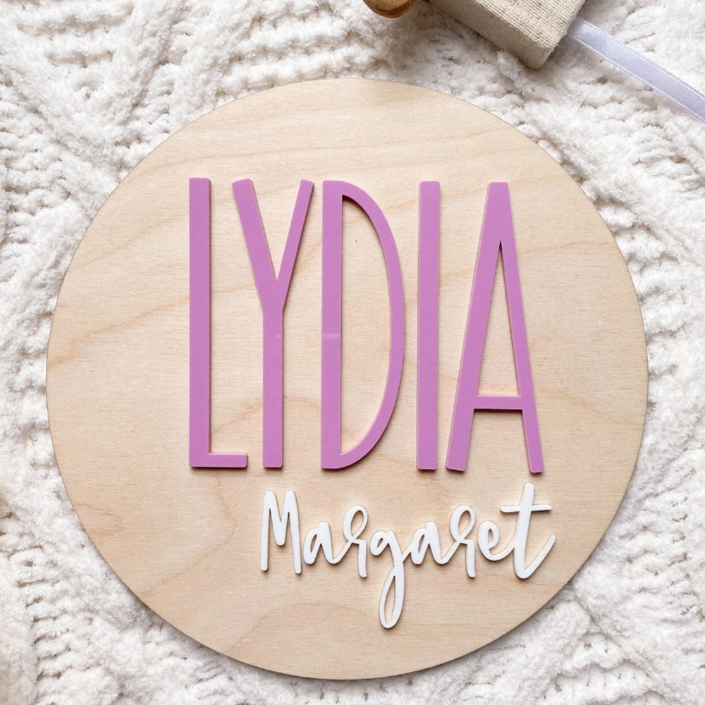 Personalised Birth Announcemen - Baby Nursery recension och pris