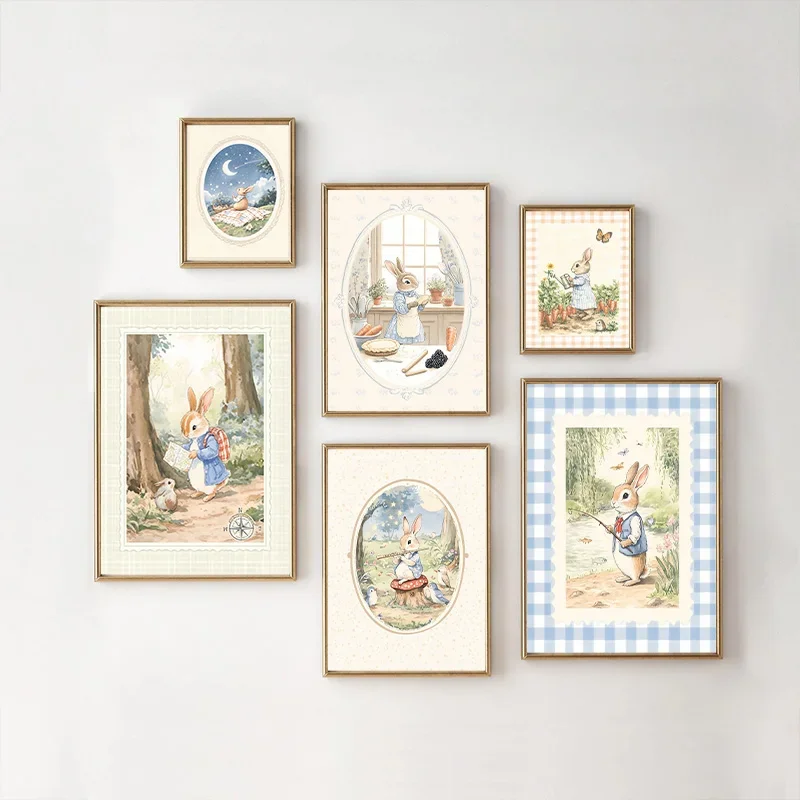 2026 Vintage Boho Blue Plaid R - Baby Nursery Vintage Decor recension och pris