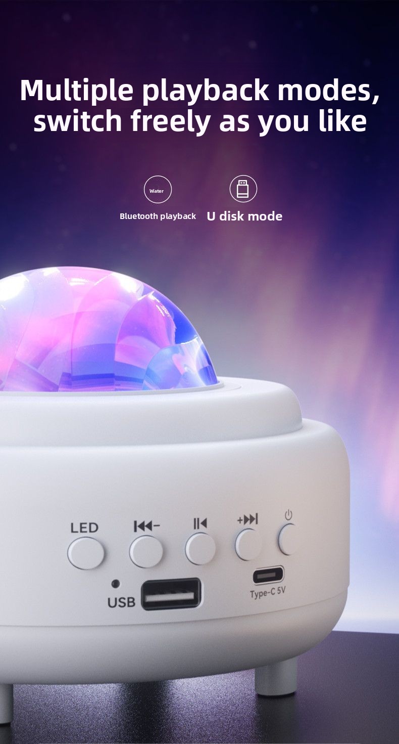 Aurora Star Projector Bluetoot - Night Light Projector Stars recension och pris