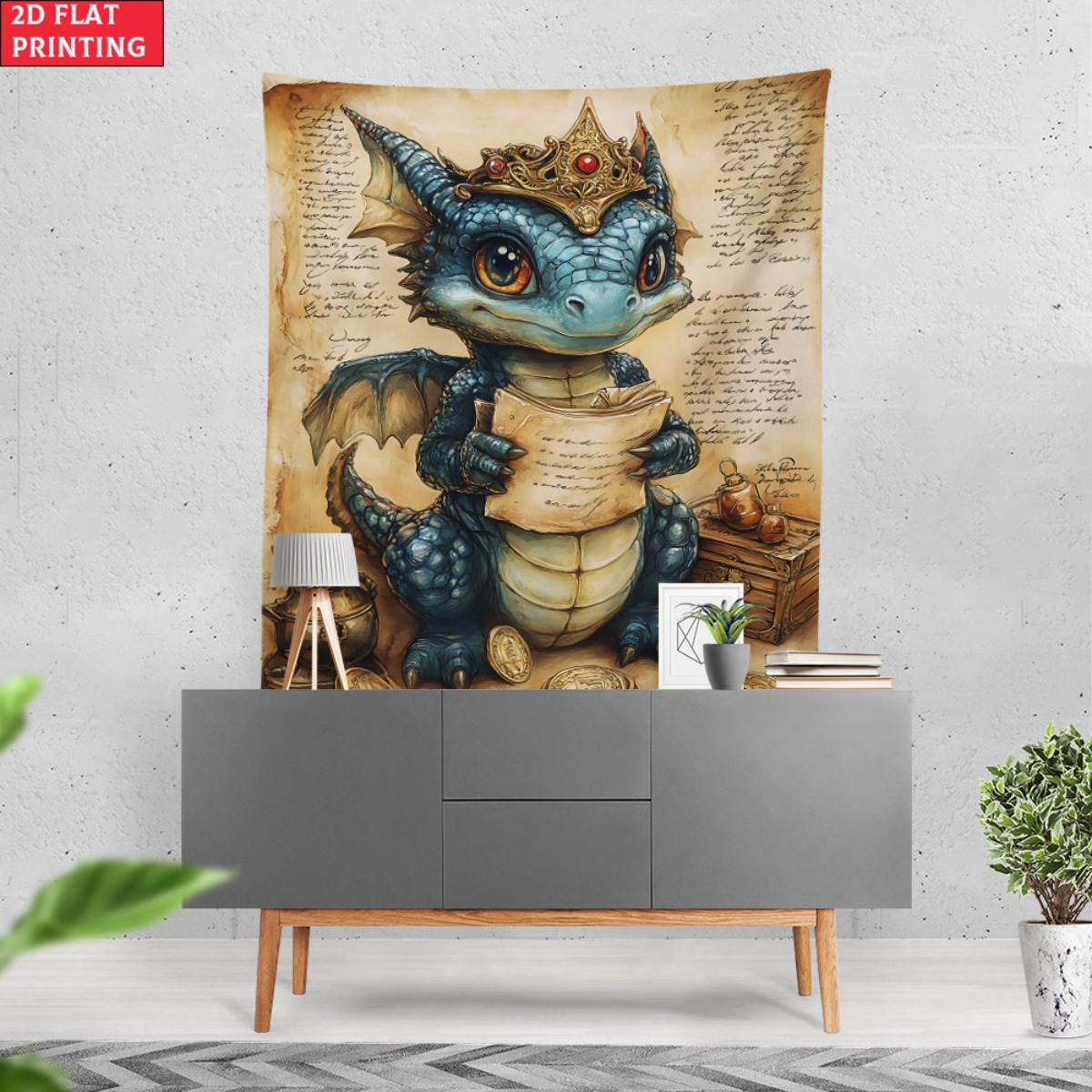 Dragon baby crown treasure fan - Baby Nursery Hanging Decor recension och pris