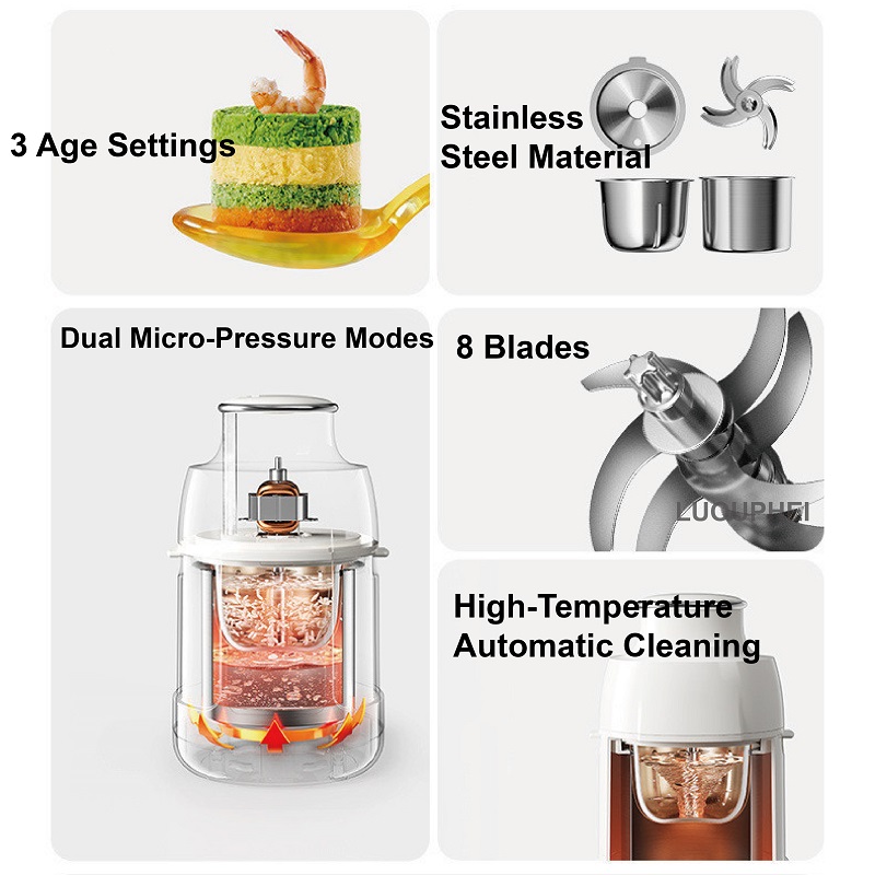 220V Baby Food Processor All-S - Baby Food Processor recension och pris