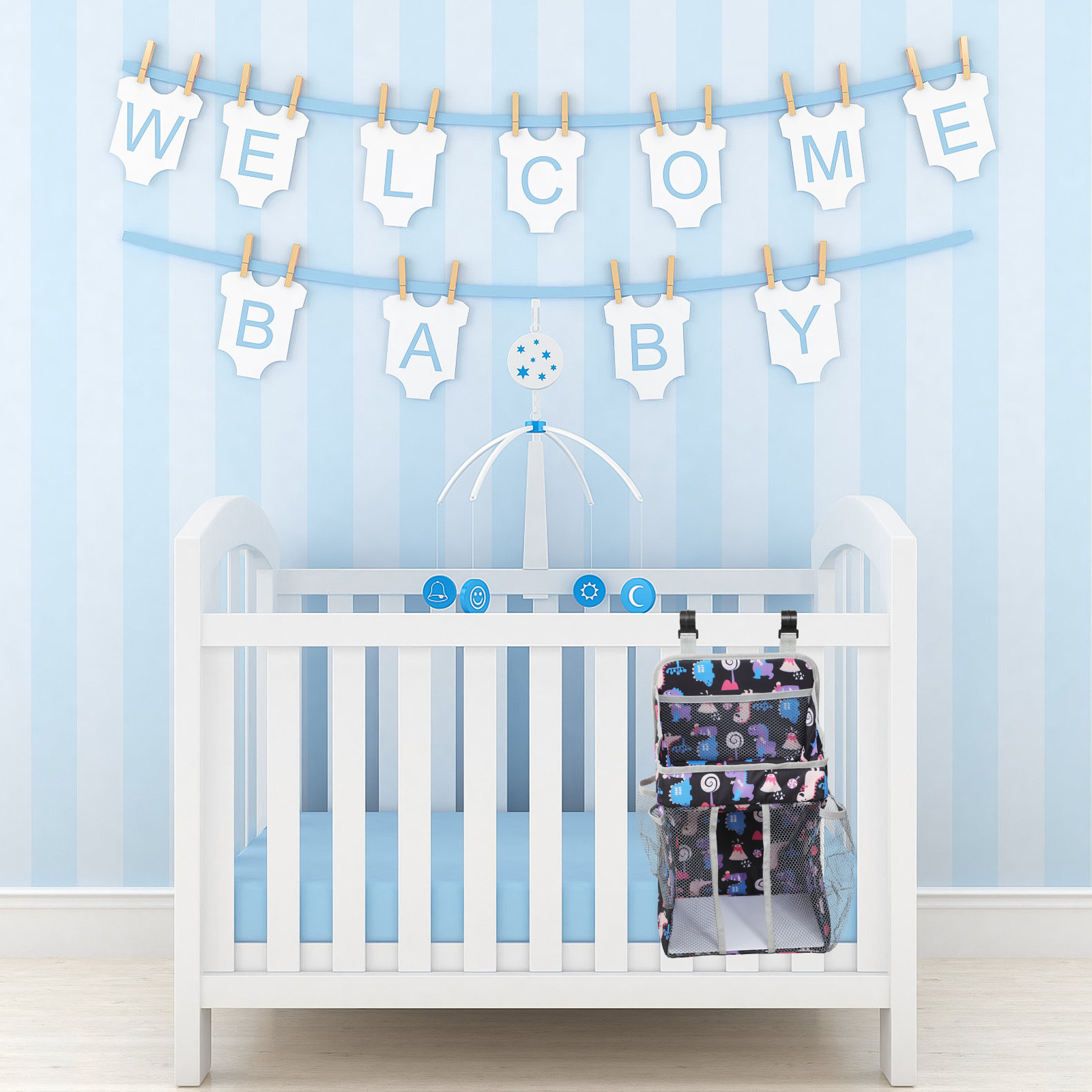 Nappy Bags Nursery Storage Bab - Baby Nursery Organizer recension och pris