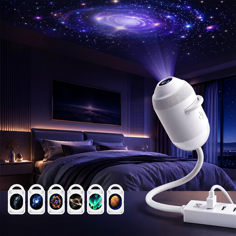 Holographic 5d Star Galaxy Oce - Night Light Projector Stars recension och pris
