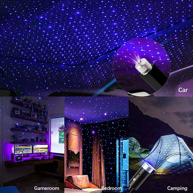 Mini Car LED Star Night Light  - Night Light Projector Stars recension och pris