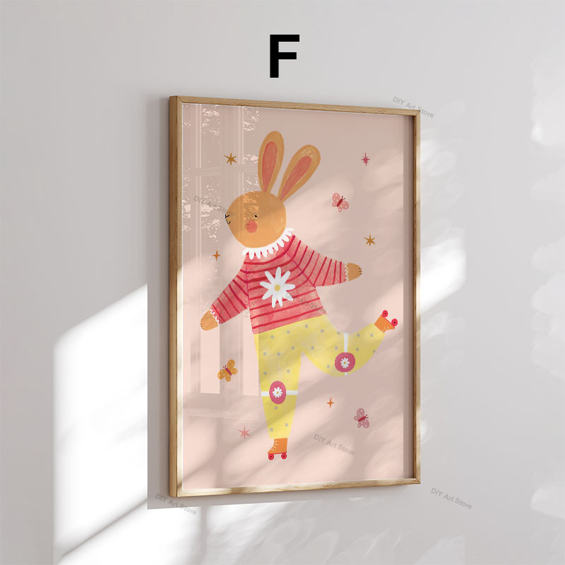 Funny Cartoon Animal Nursery W - Baby Nursery Animal Pictures recension och pris