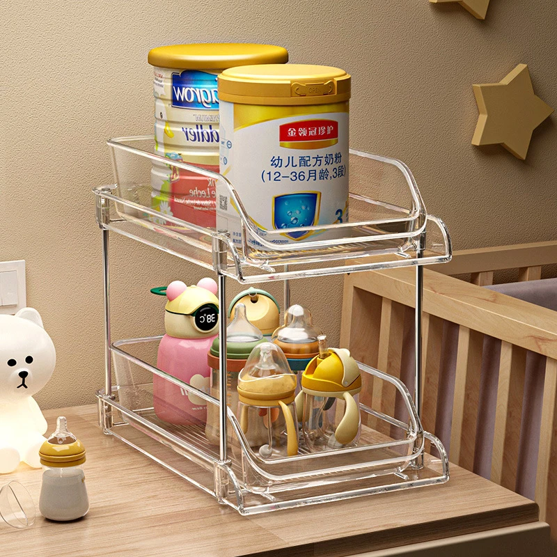 2 Tier Clear Multi-layer Baby  - Baby Nursery Organizer recension och pris