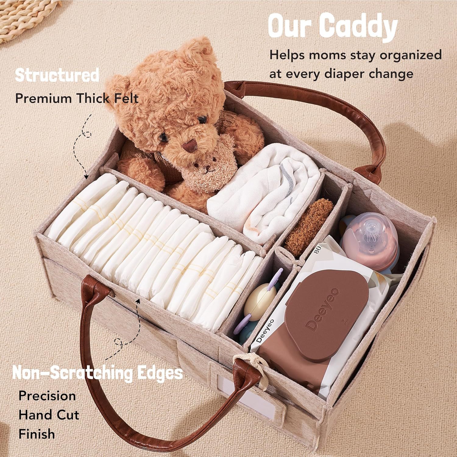 Baby Felt Storage Nursery Orga - Baby Nursery Organizer recension och pris