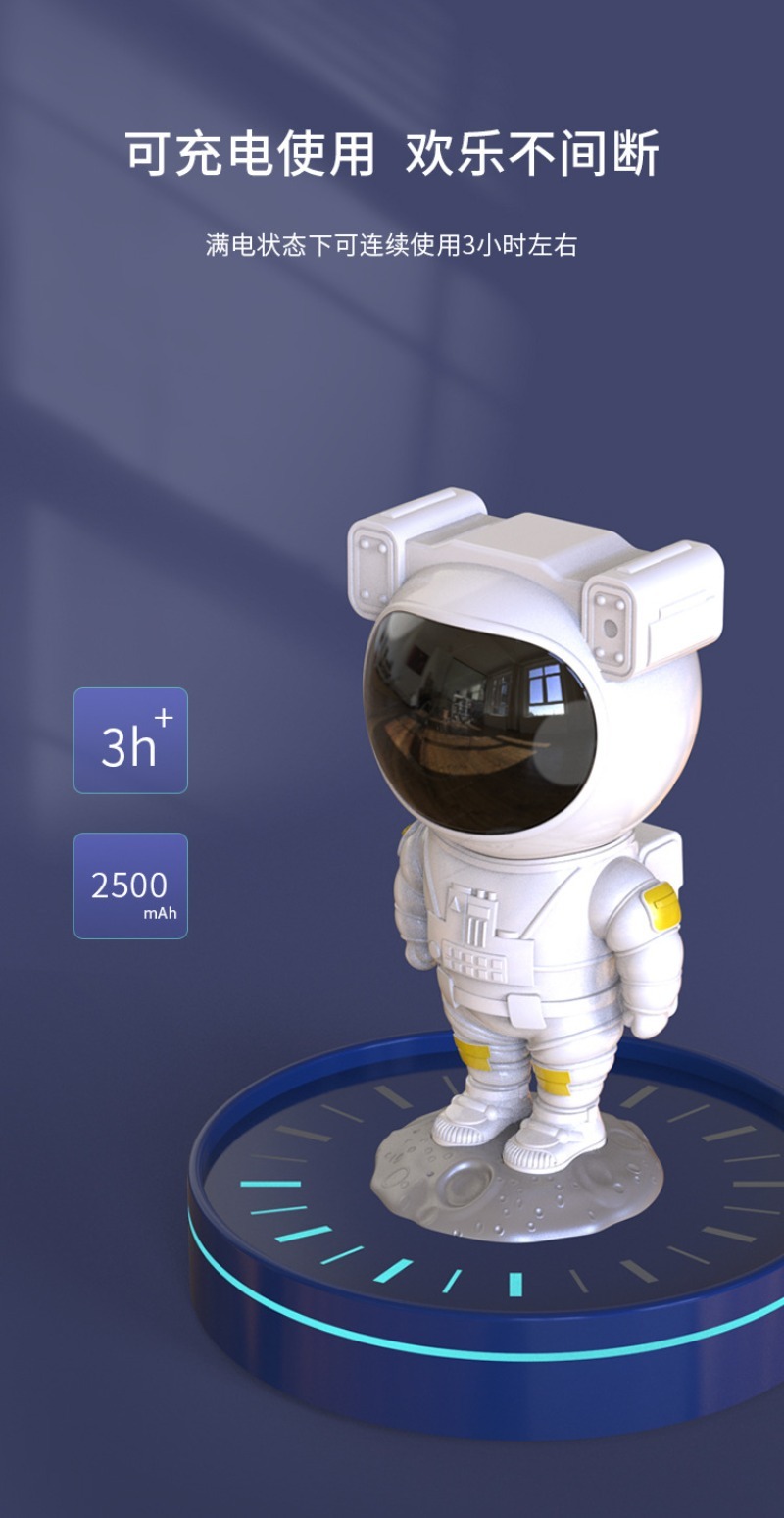 Astronaut Starry Sky Projector - Night Light Projector Stars recension och pris