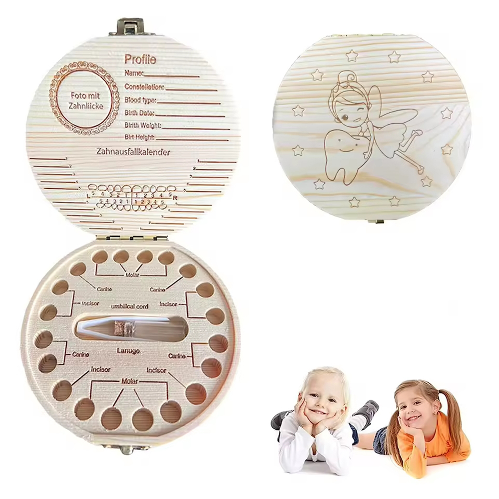 1PC Children's Milk Tooth Box  - Baby Keepsake Box recension och pris
