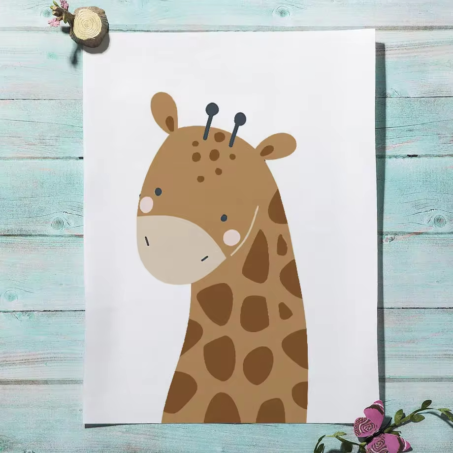 Rainbow Sun Lion Dinosaur Alph - Baby Nursery Animal Pictures recension och pris