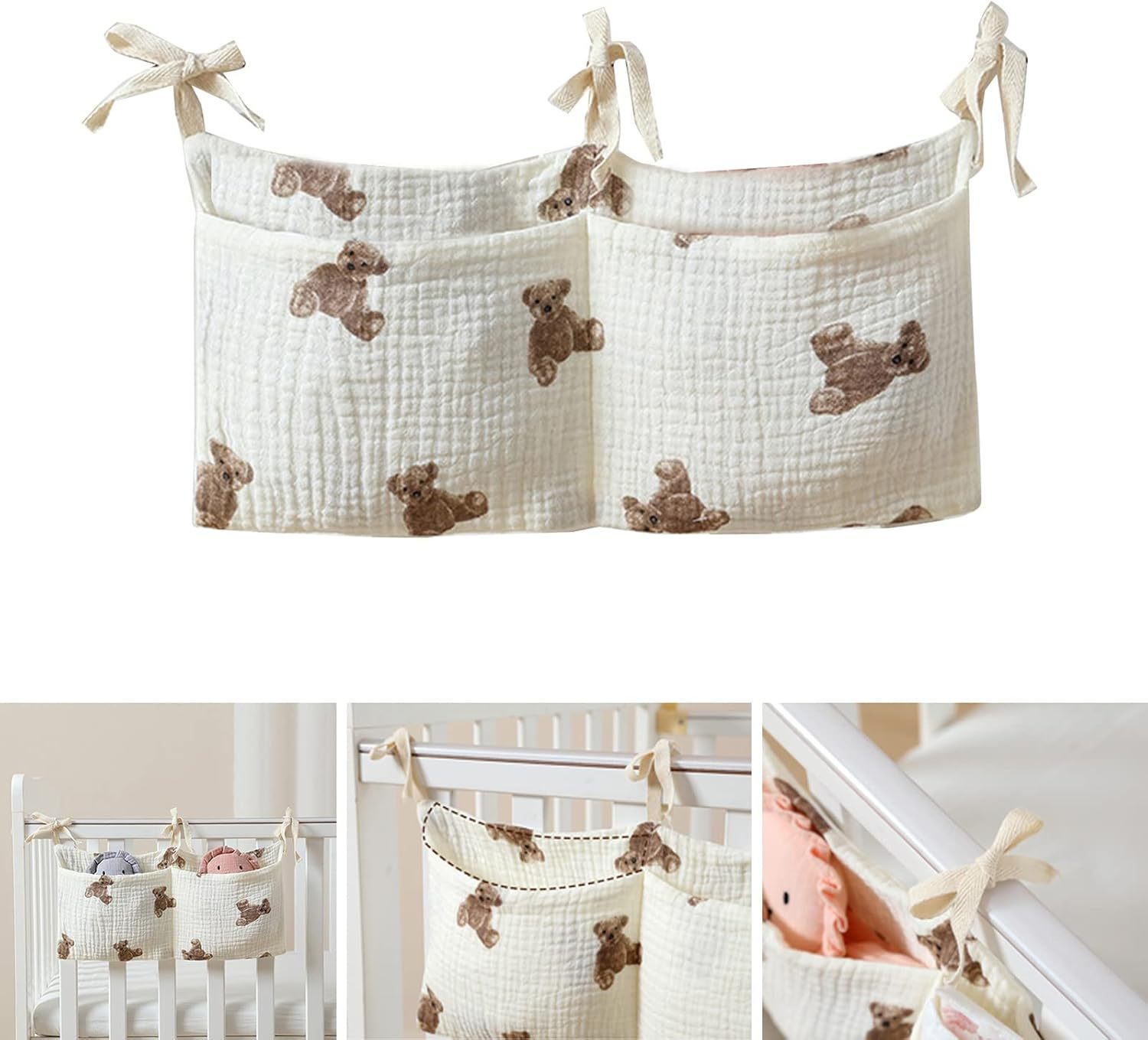 Baby Crib Organizer Cot Caddy  - Baby Nursery Organizer recension och pris