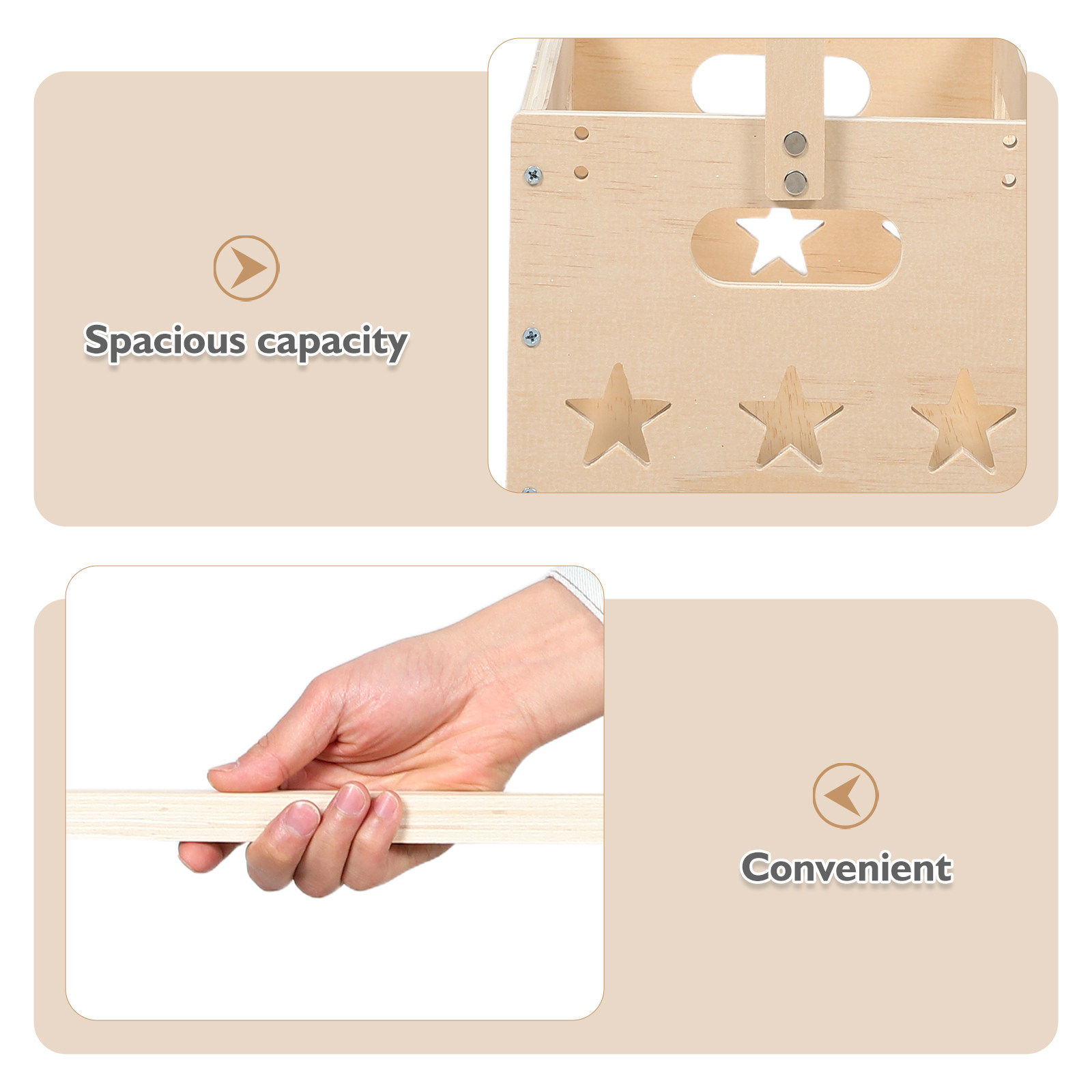 Vintage Wooden Baby Shower Sto - Baby Nursery Organizer recension och pris
