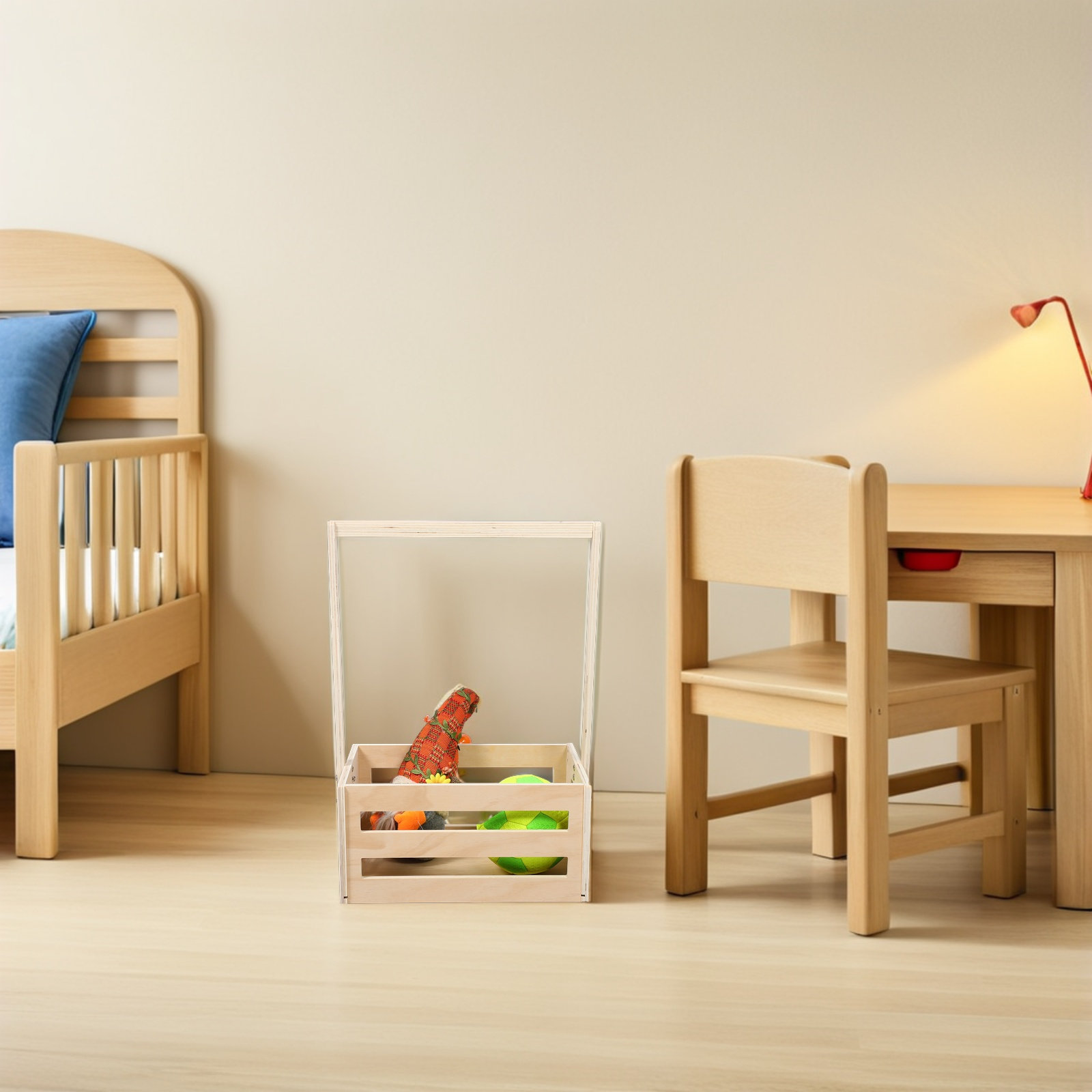 Vintage Wooden Baby Shower Sto - Baby Nursery Organizer recension och pris