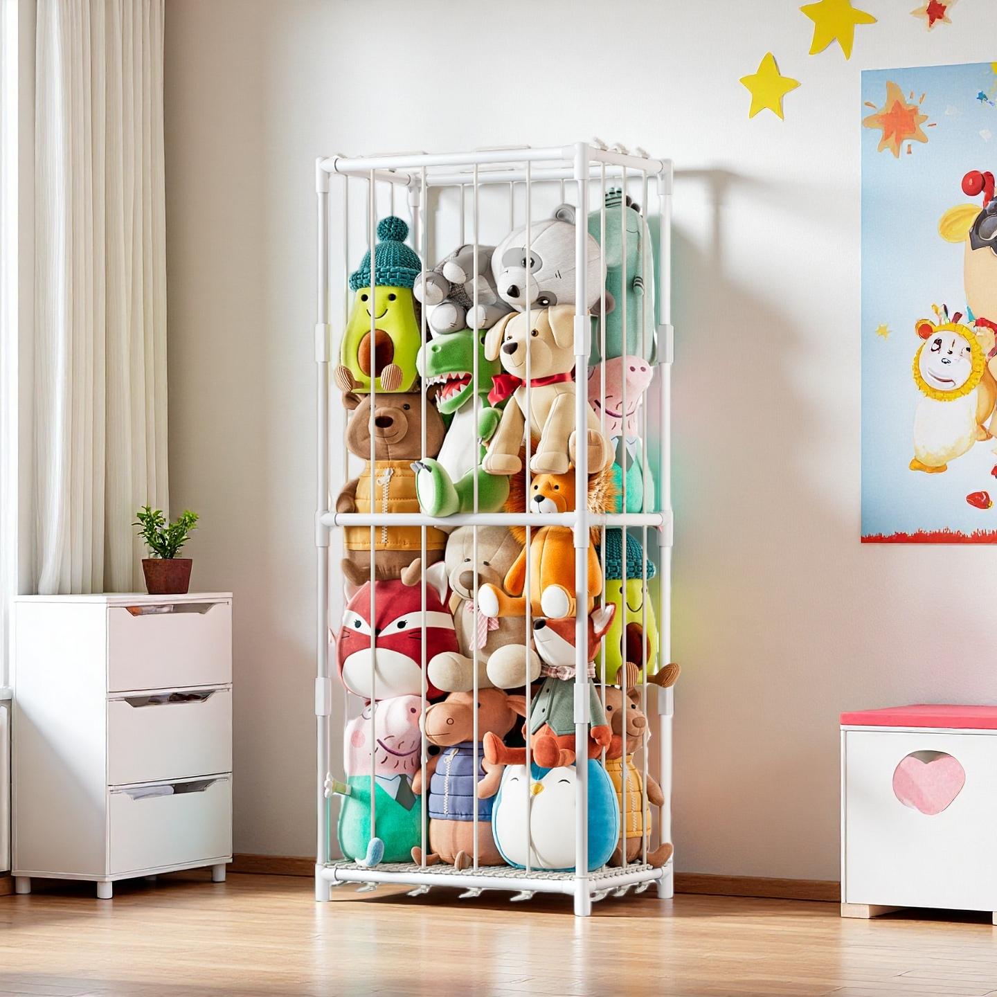 Vertical Stuffed Animal Storag - Baby Nursery recension och pris