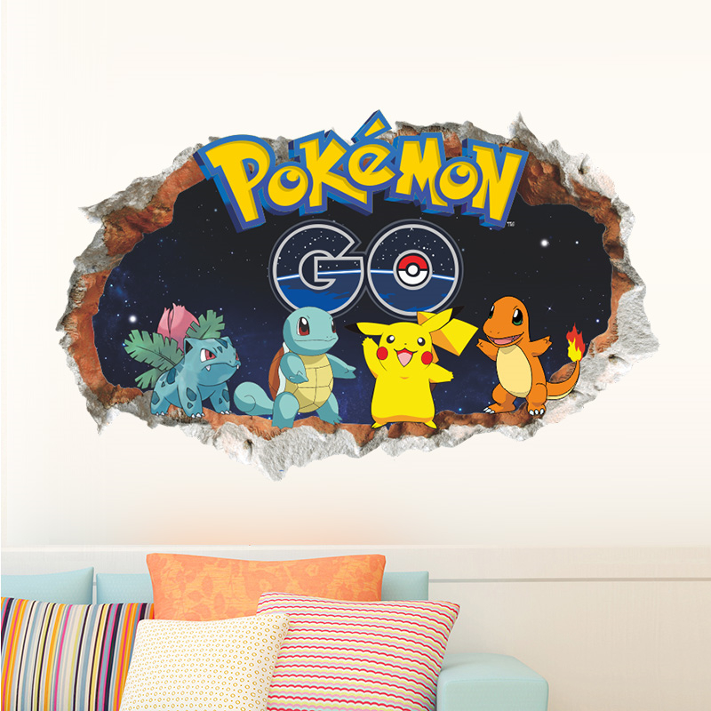 Cartoon Pokémon Pikachu Wall S - Baby Nursery Decals recension och pris