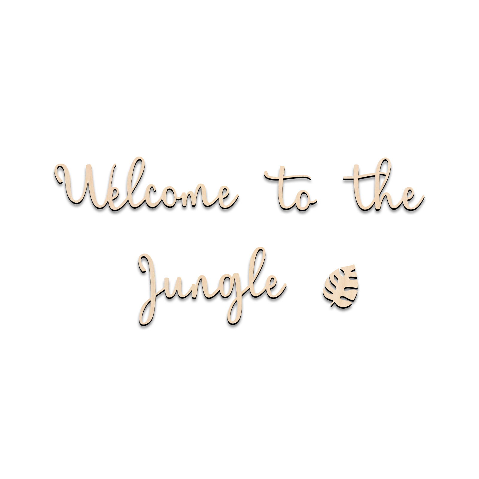 Welcome to the Jungle Wooden S - Baby Nursery Design recension och pris
