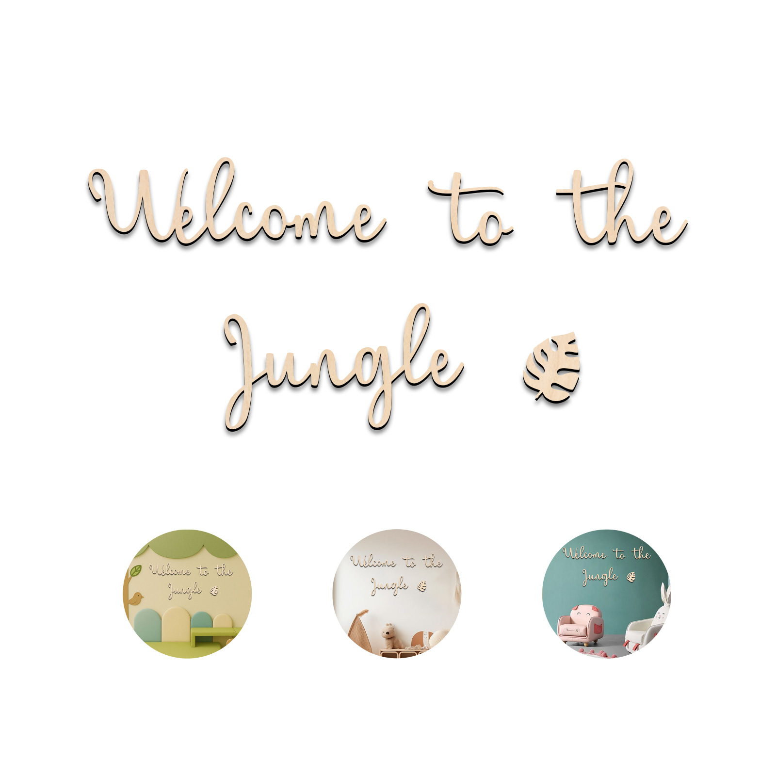 Welcome to the Jungle Wooden S - Baby Nursery Design recension och pris