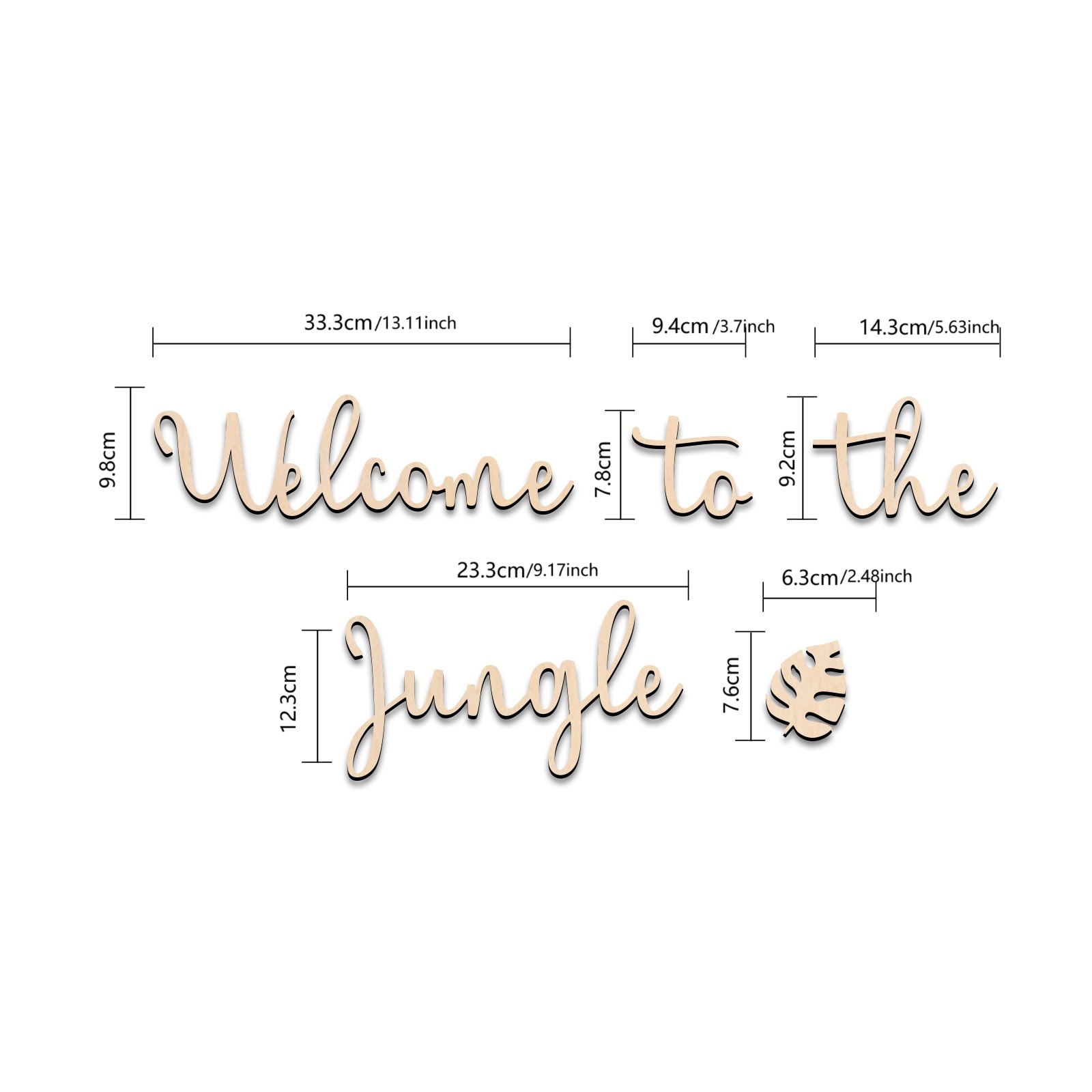 Welcome to the Jungle Wooden S - Baby Nursery Design recension och pris