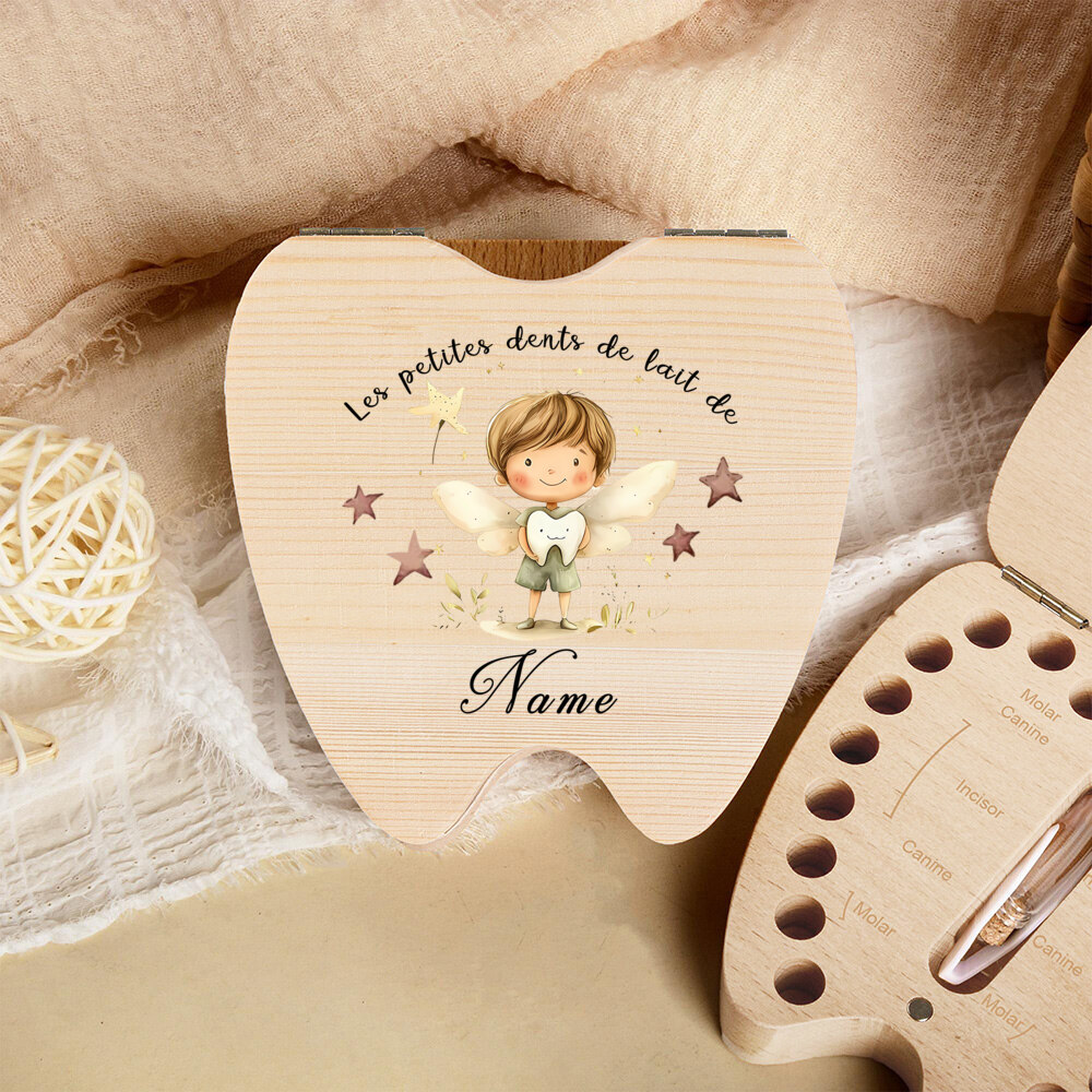 Personalized Tooth Fairy Box B - Baby Keepsake Box recension och pris