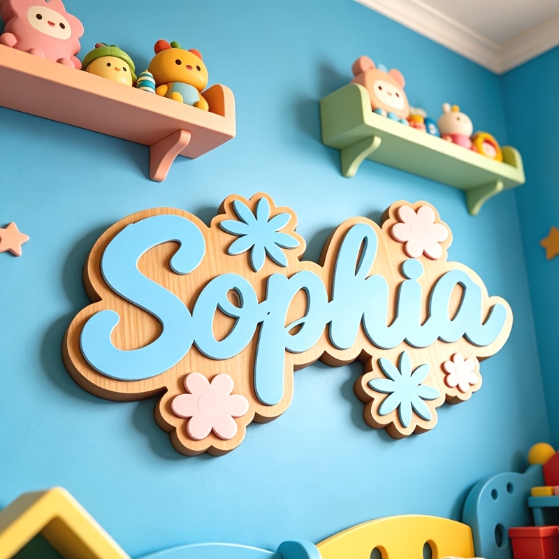 Personalized Floral Themed Nam - Baby Nursery recension och pris