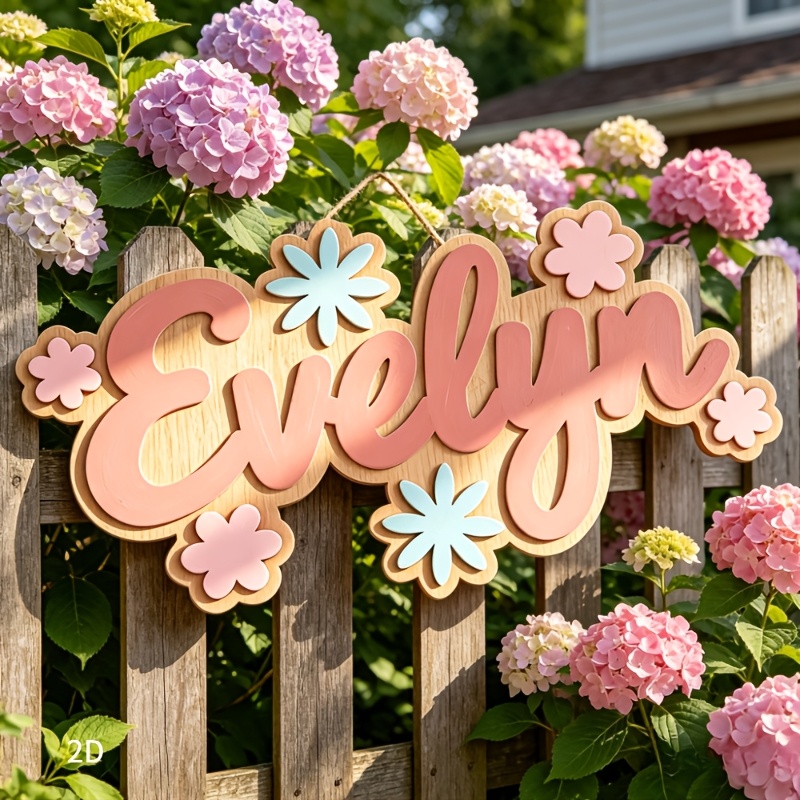 Personalized Floral Themed Nam - Baby Nursery recension och pris