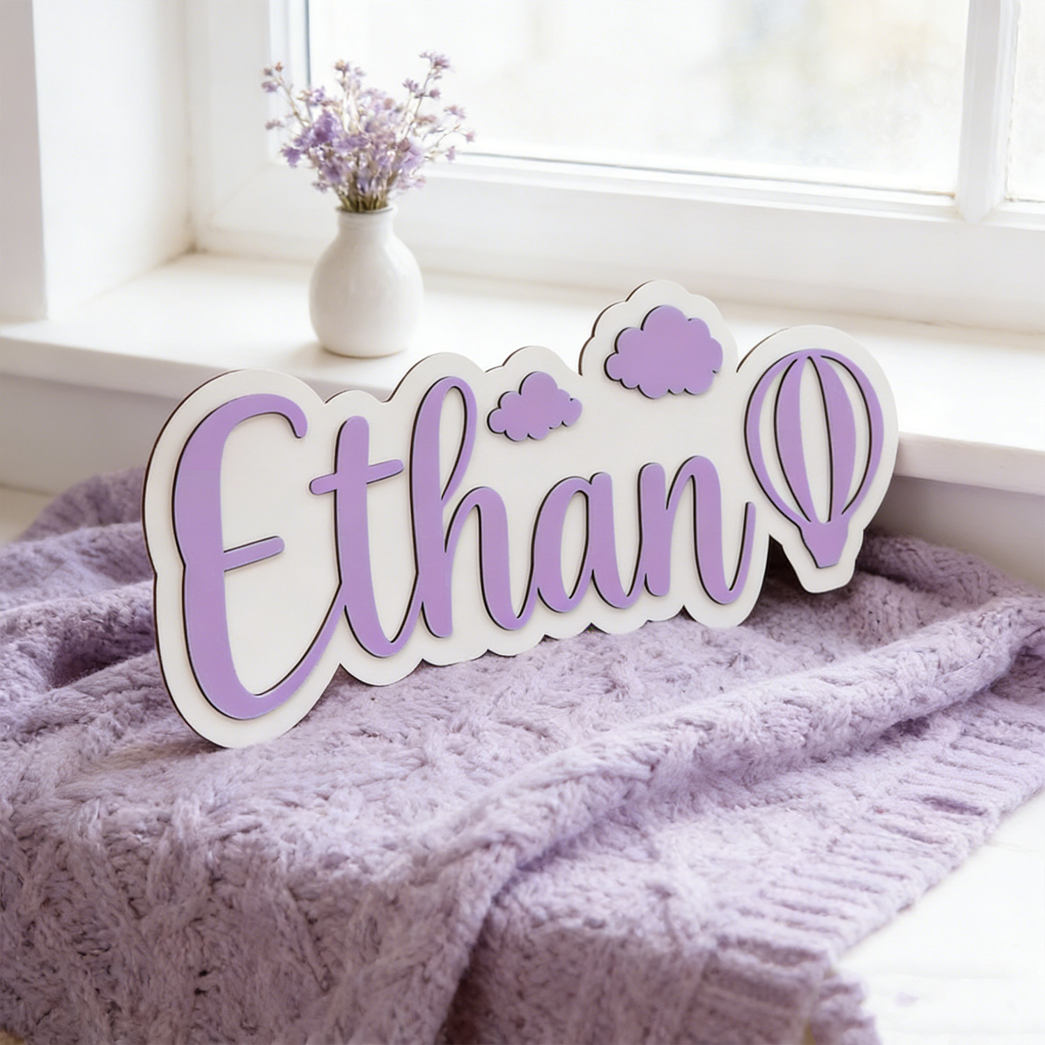 Personalized Hot Air Balloon & - Baby Nursery recension och pris