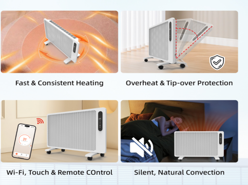 Quiet Radiant Graphene Electri - Baby Nursery recension och pris