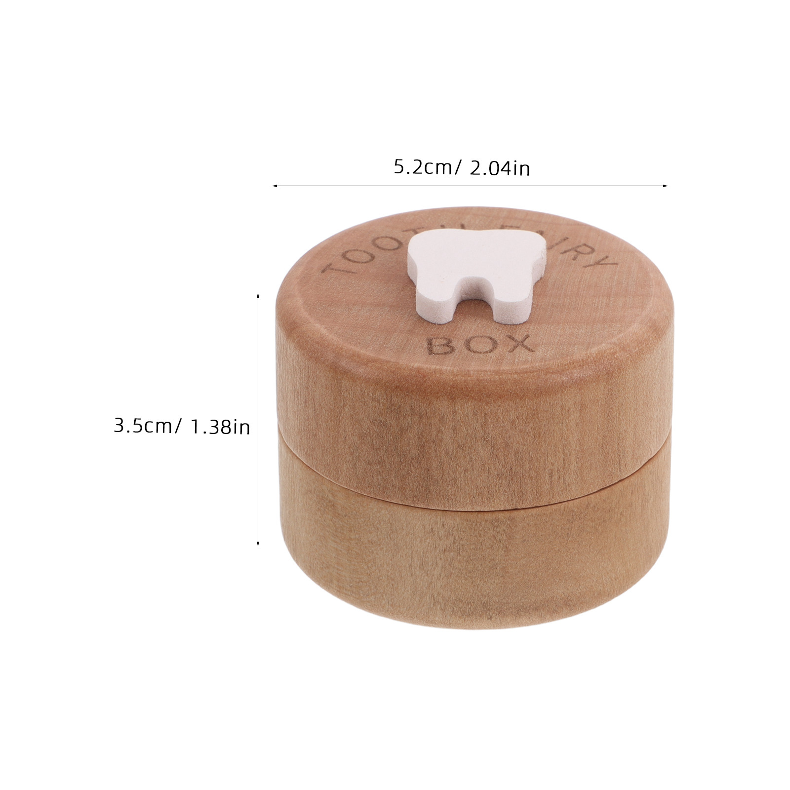 Wooden Kids Tooth Fairy Box 3D - Baby Keepsake Box recension och pris