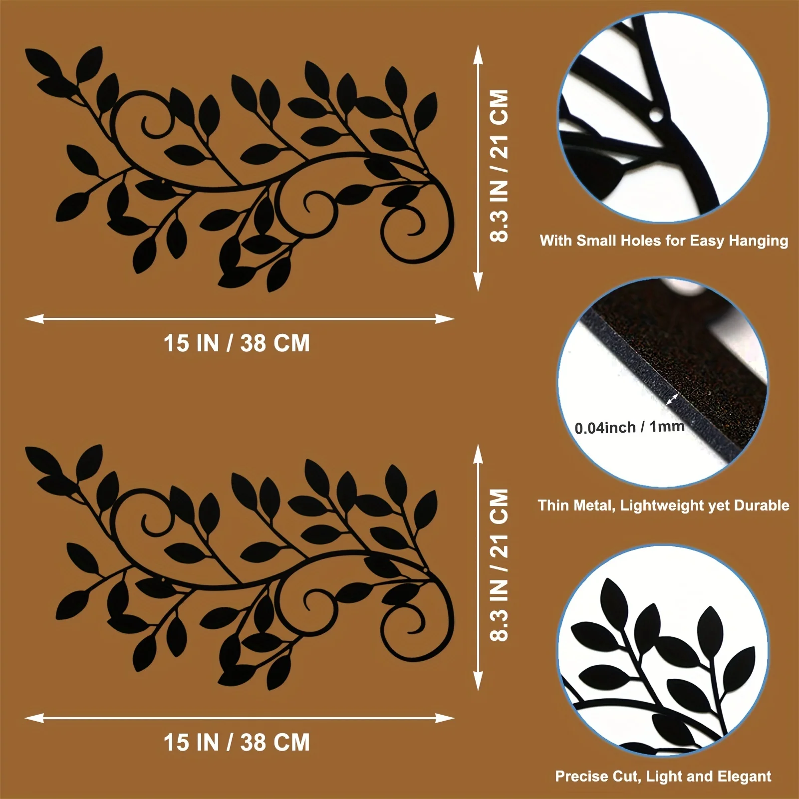 2 Pieces Wall Art Ornament Wal - Baby Nursery Hanging Decor recension och pris