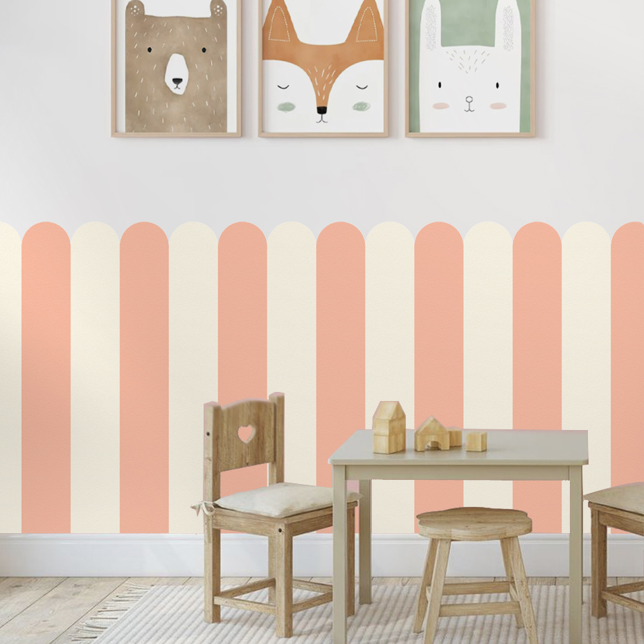Multicolor Vertical Striped Ar - Baby Nursery Pictures recension och pris