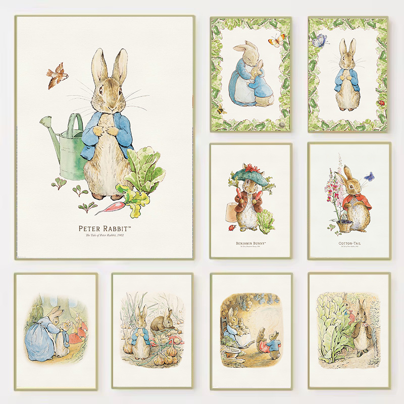 1PC frameless decorative art p - Baby Nursery Vintage Decor recension och pris