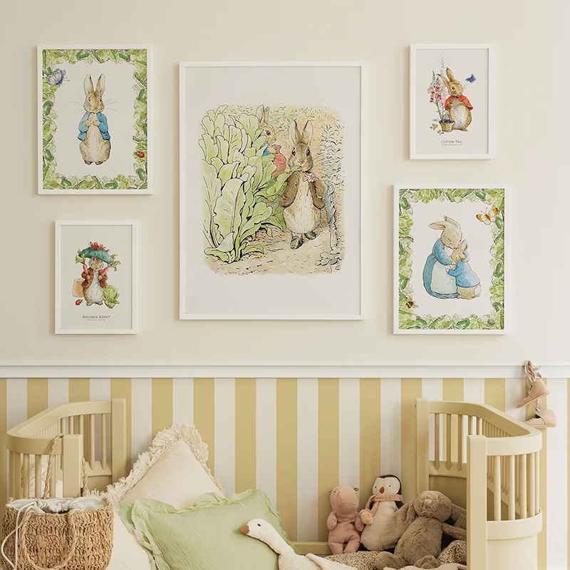 1PC frameless decorative art p - Baby Nursery Vintage Decor recension och pris